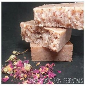 Guava rose and rice milk facial cleansing bar